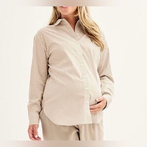 NWT - Maternity Button Down Shirt.